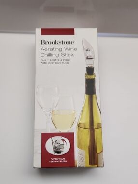 Brookstone Aerating Wine Chilling Stick